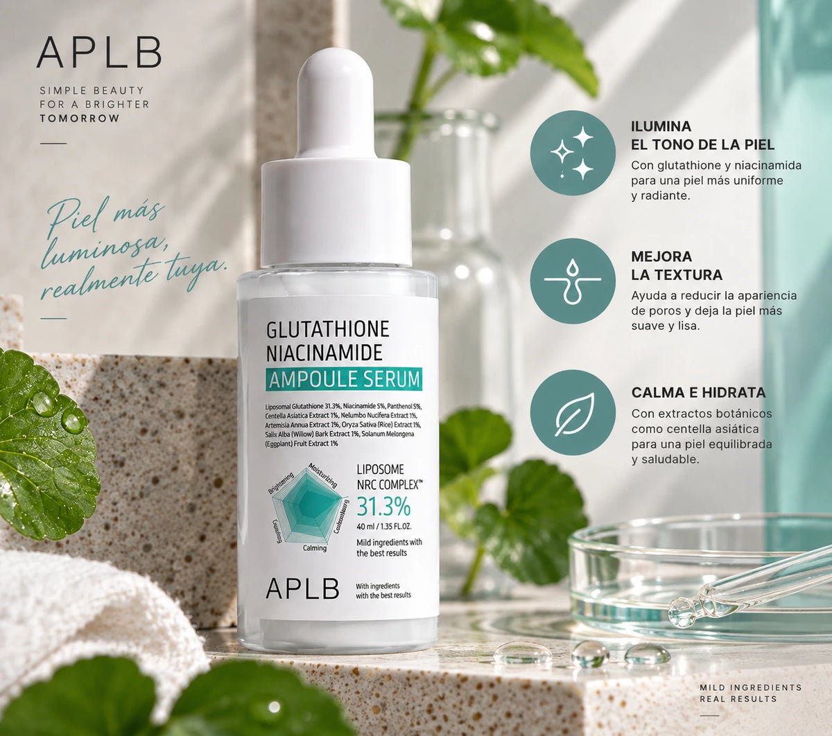 APLB GLUTATHIONE NIACINAMIDE AMPOULE SERUM
