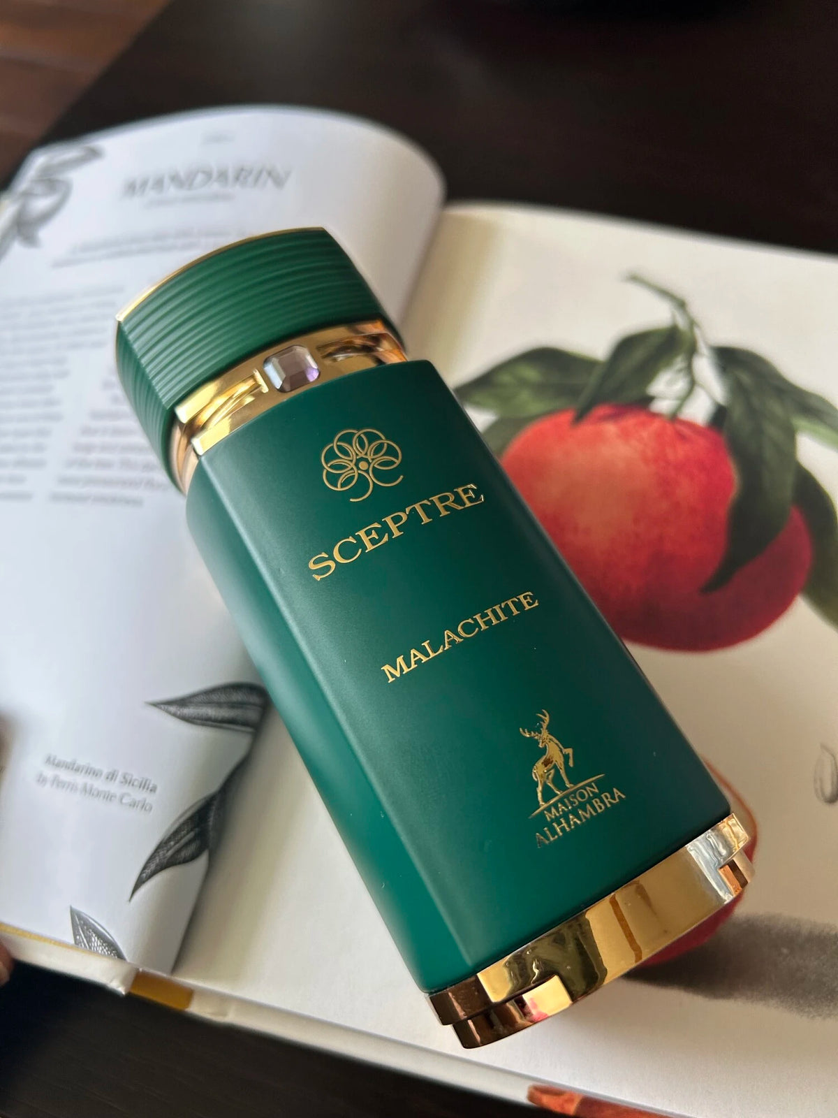SCEPTRE MALACHITE MAISON ALHAMBRA